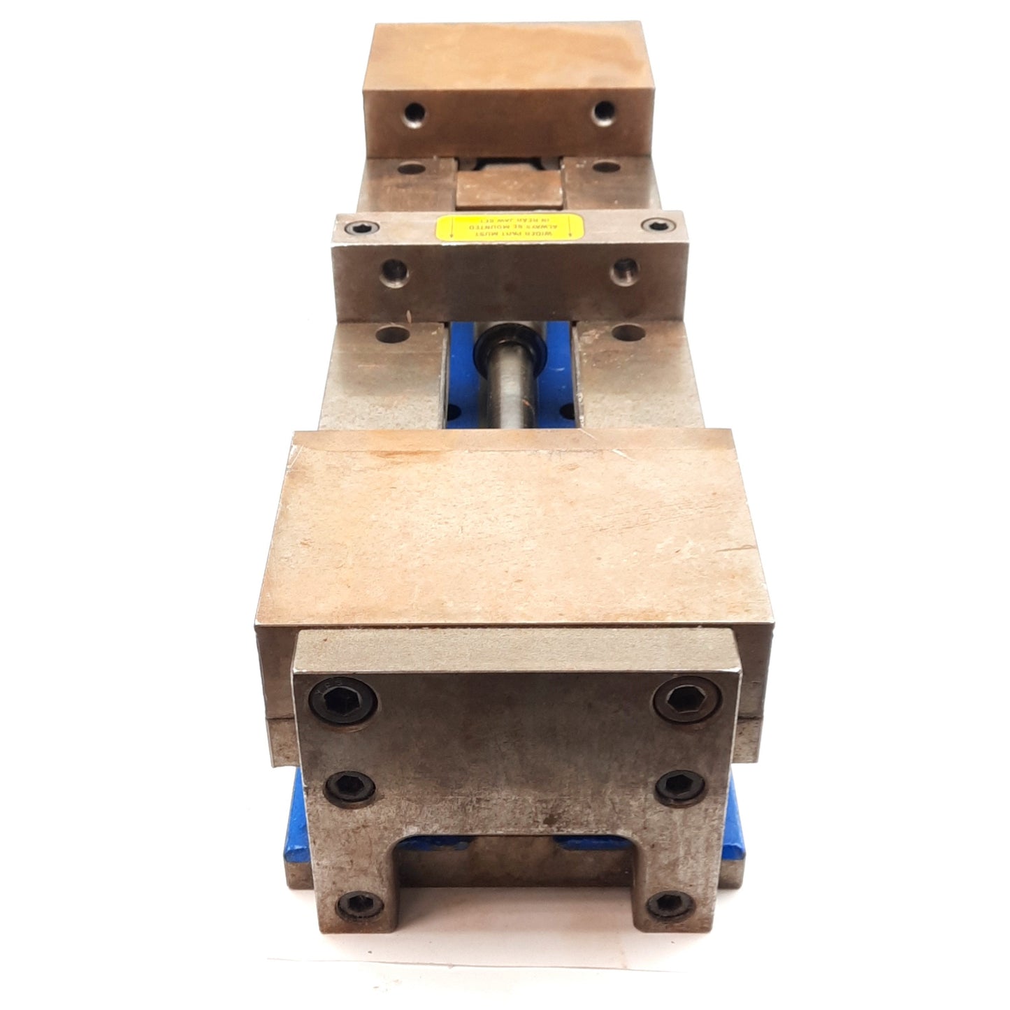 Used Kurt DL640 Double Lock Manual Machinist Vise 6in Wide 23.25in Long 3/4in Drive