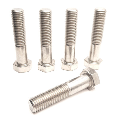 New – Open box Lot of 5 THE F593D Stainless Steel Hex Bolts, 3/4-10 Thread, 3.9in Length