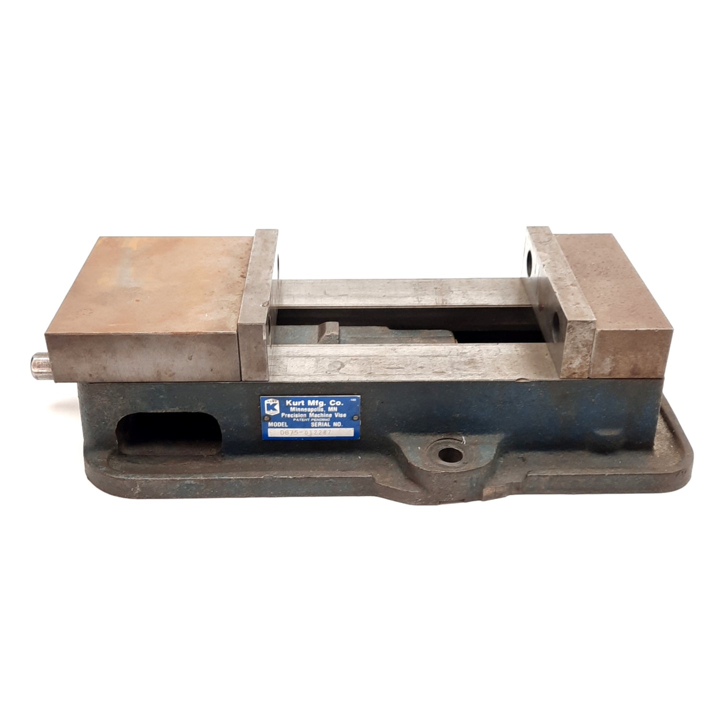 Used Kurt D675-12287 Precision Milling Machine Vise, 6in Jaw Width, 7.5in Opening