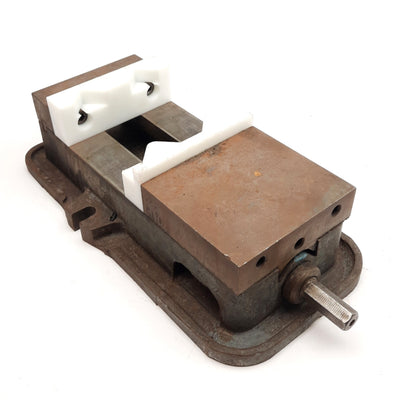 Used Angle Tight Precision Machine Vise 6in Jaw Width, 4.5in Opening, 3/4in Hex Drive
