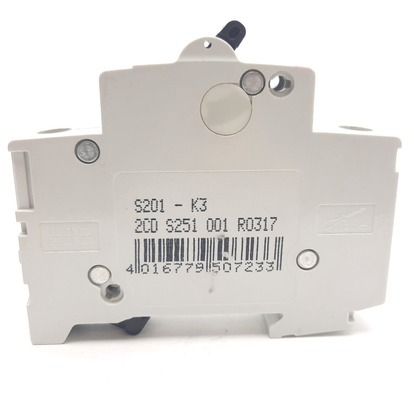 Used ABB S201-K3 Miniature Circuit Breaker 1P, 3A, 277V AC/60V DC