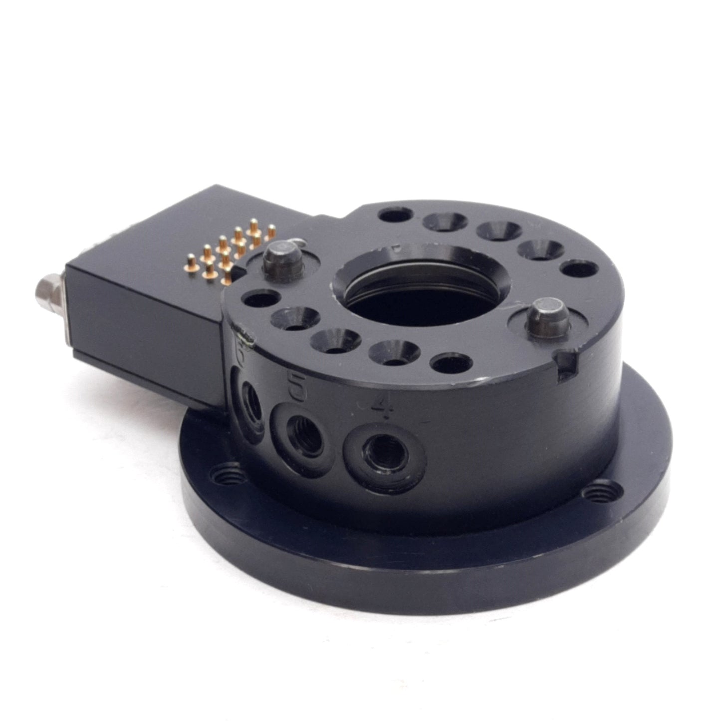 Used Schunk SWA-011-000-000 Quick Change Adapter, M5 Ports, 4.5-6.9bar, 1100N Locking
