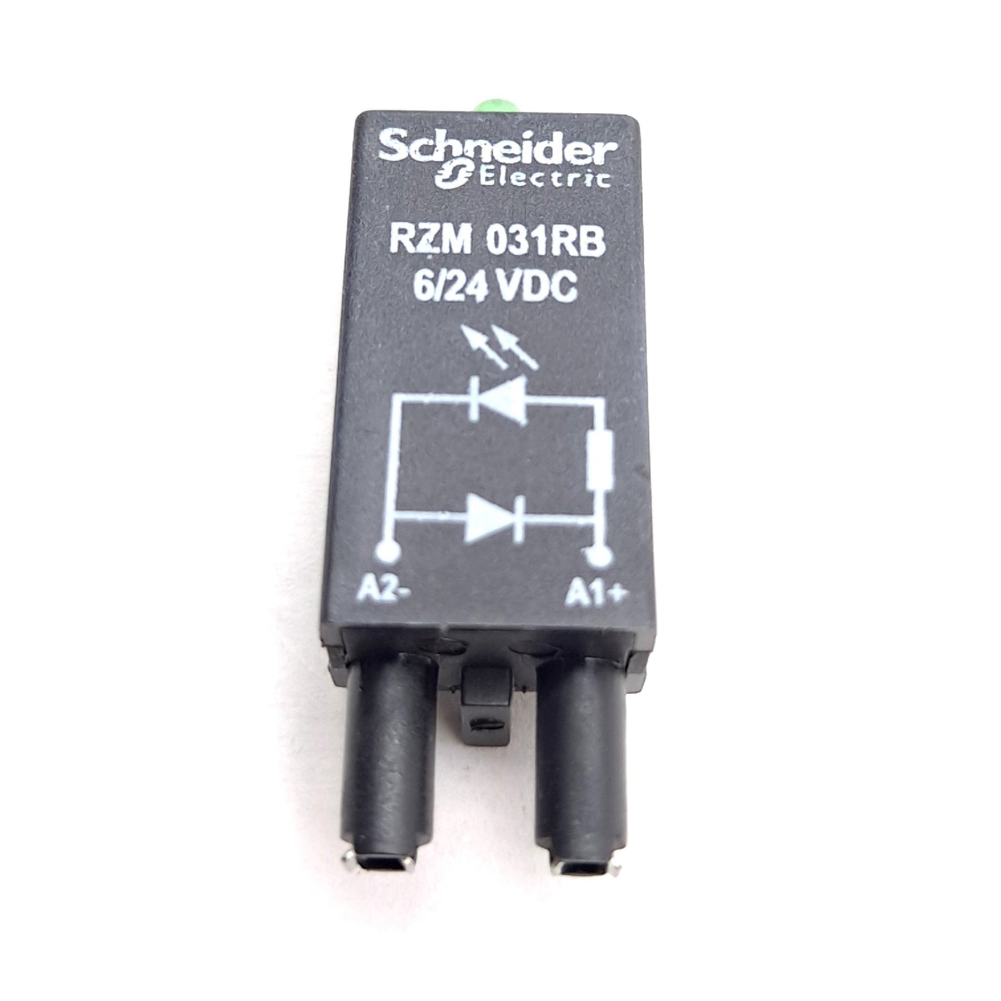 New – Open box Lot of 6 Schneider Electric RZM031RB Relay Protection Module, 6-24VDC, Green LED