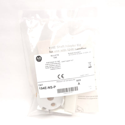 New Allen Bradley 194R-NS-P Shaft Adapter Kit For 194R PB/PY, 194E SB/SY