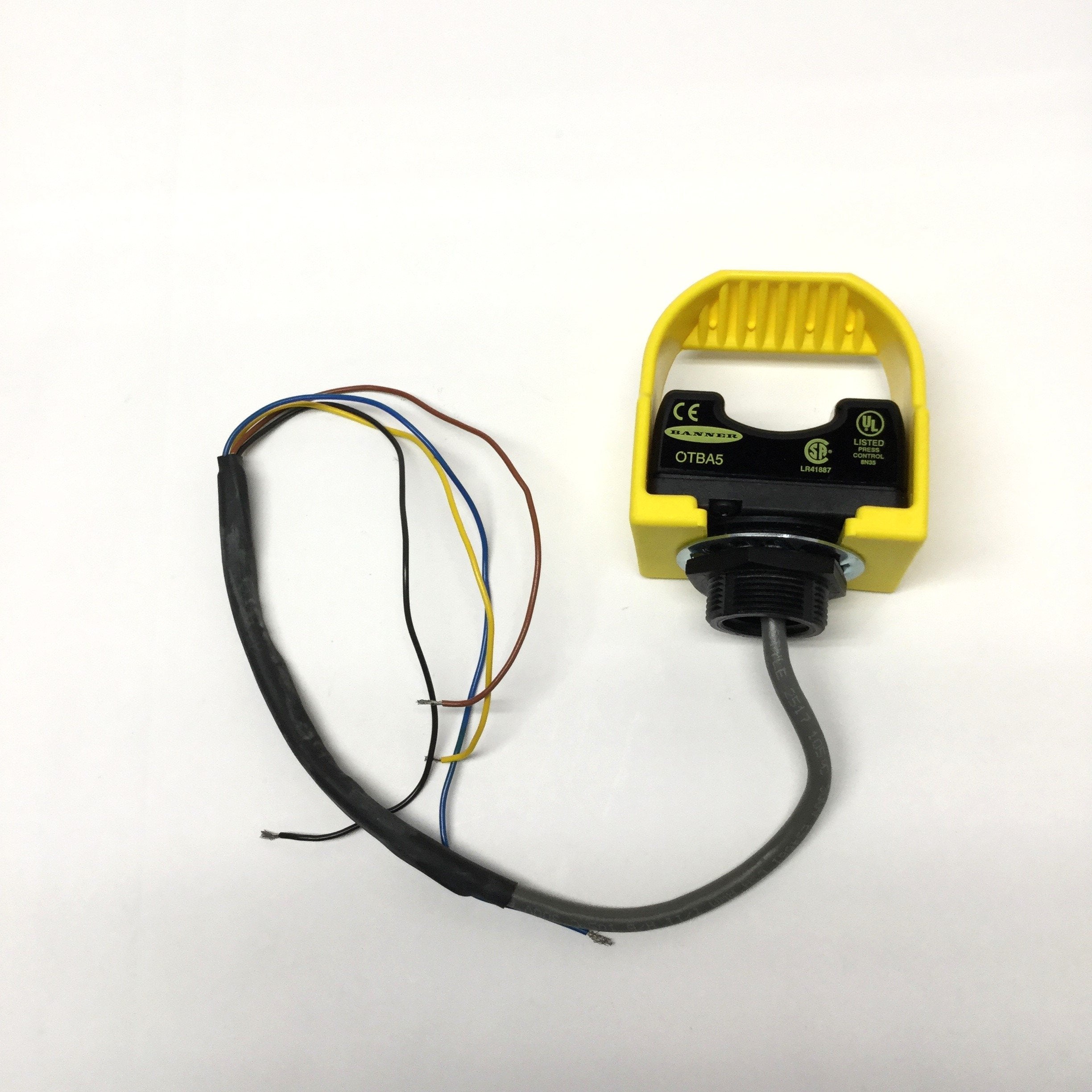 Banner OTBA5 Opto-Touch Optical Button Switch, Momentary Action SPDT ...