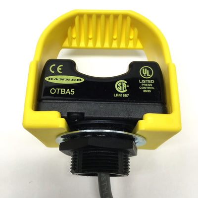 Used Banner OTBA5 Opto-Touch Optical Button Switch, Momentary Action SPDT, 120VAC