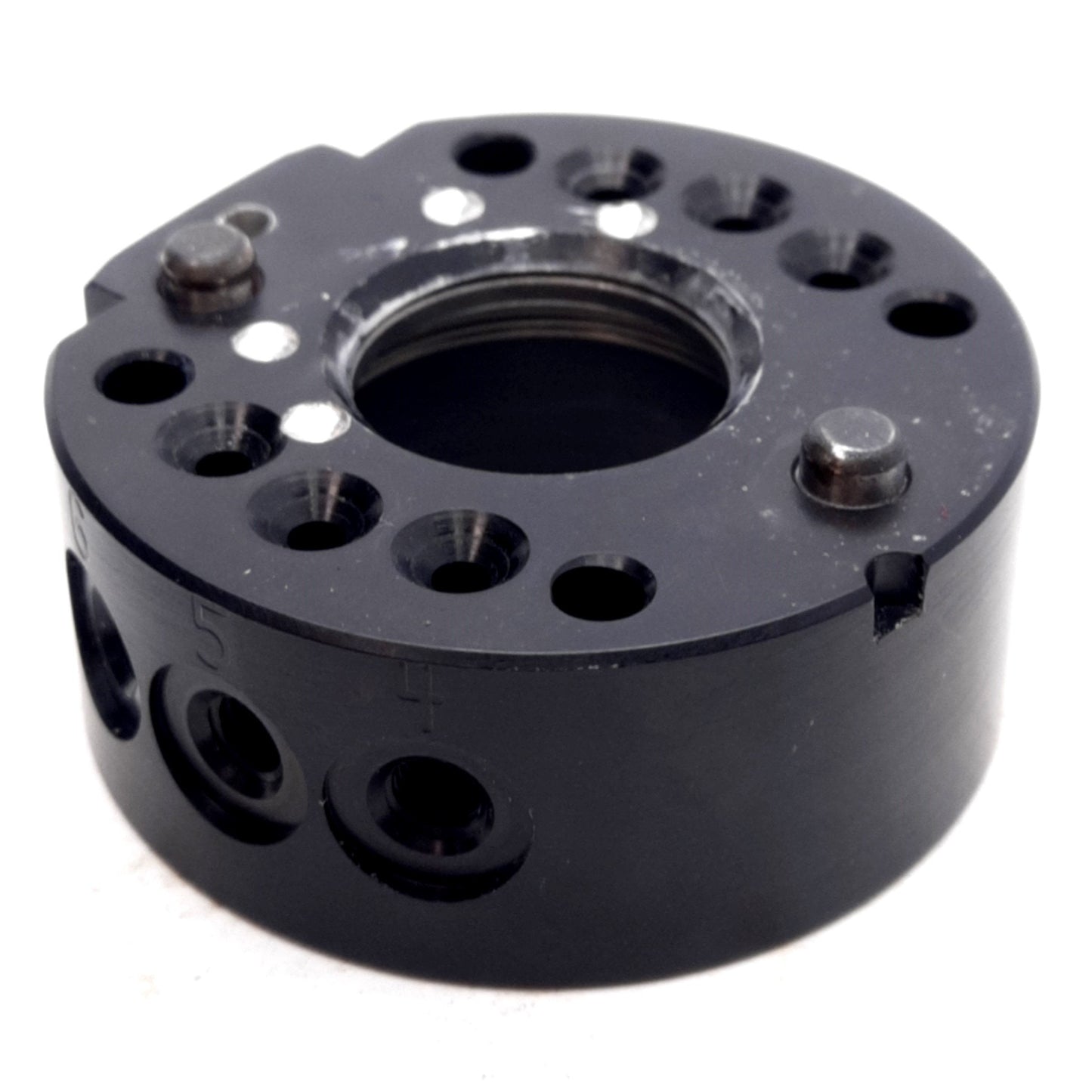 Used Schunk 302317 Quick Change Adapter, 4.5-6.9bar, M5 Ports, 1100N Locking Force
