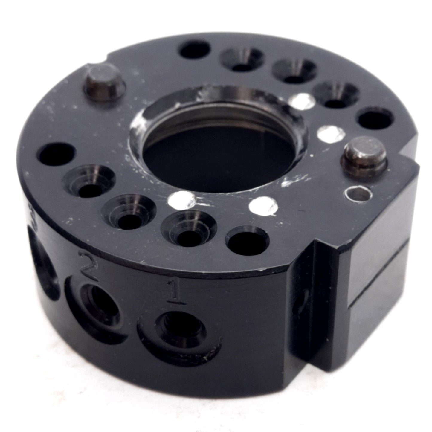 Used Schunk 302317 Quick Change Adapter, 4.5-6.9bar, M5 Ports, 1100N Locking Force