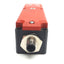 Used Euchner TP3-537A024-M12-P6 Interlock Switch, 24VAC/DC, 1NO/NC 4A, With Key