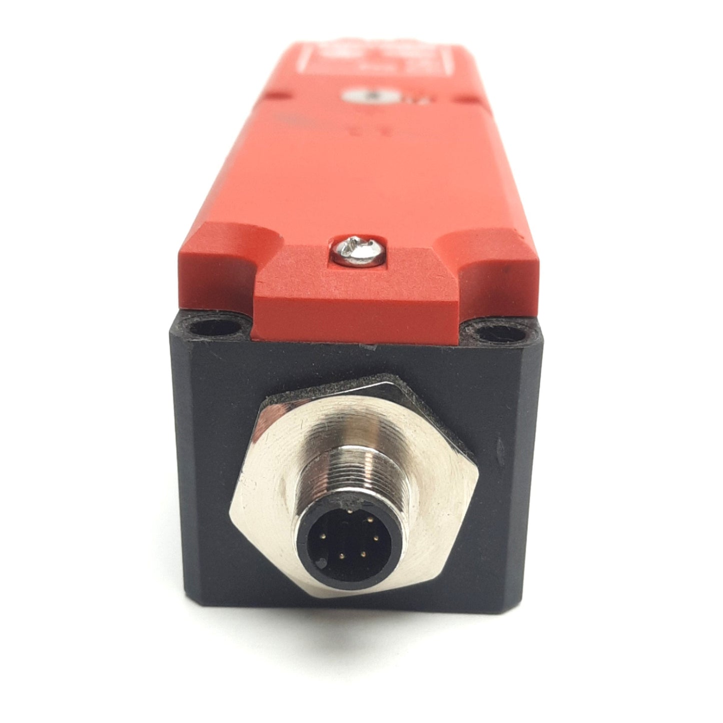 Used Euchner TP3-537A024-M12-P6 Interlock Switch, 24VAC/DC, 1NO/NC 4A, With Key