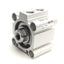 Used SMC NCQ2B32-10SZ Single Acting Pneumatic Cylinder, 32mm Bore, 10mm Stroke, R1/8