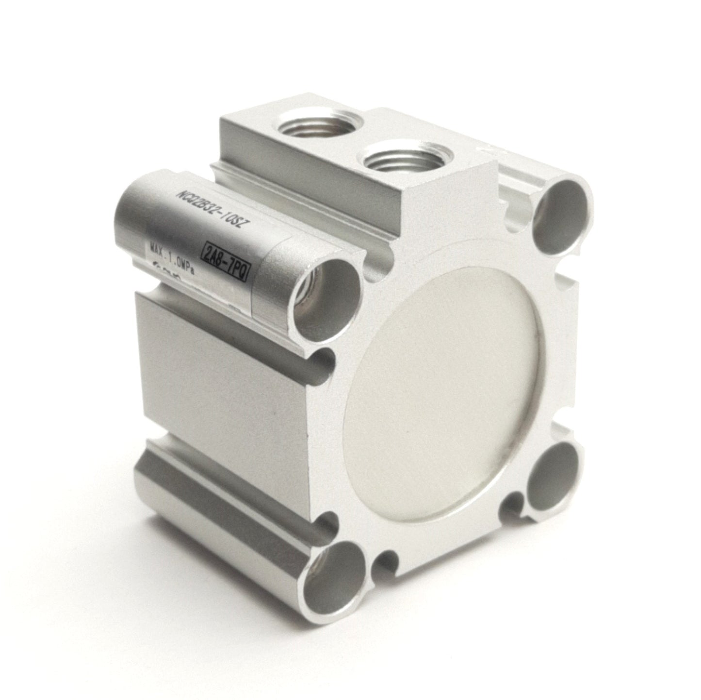 Used SMC NCQ2B32-10SZ Single Acting Pneumatic Cylinder, 32mm Bore, 10mm Stroke, R1/8