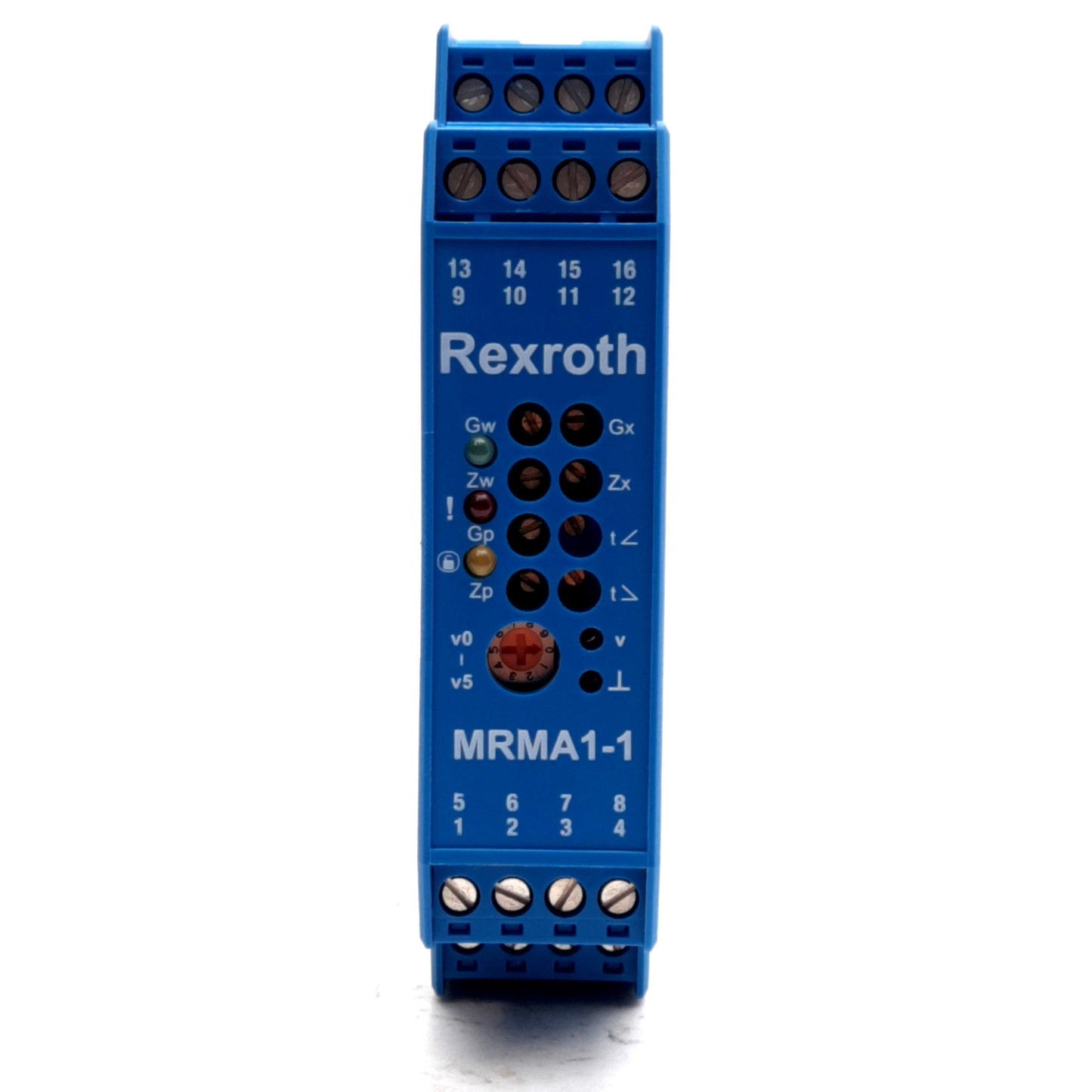 New – Open box Rexroth VT-MRMA1-1-11/V0/0 Valve Amplifier, 24VDC, 4-20mA/0-10V Input, DIN Rail