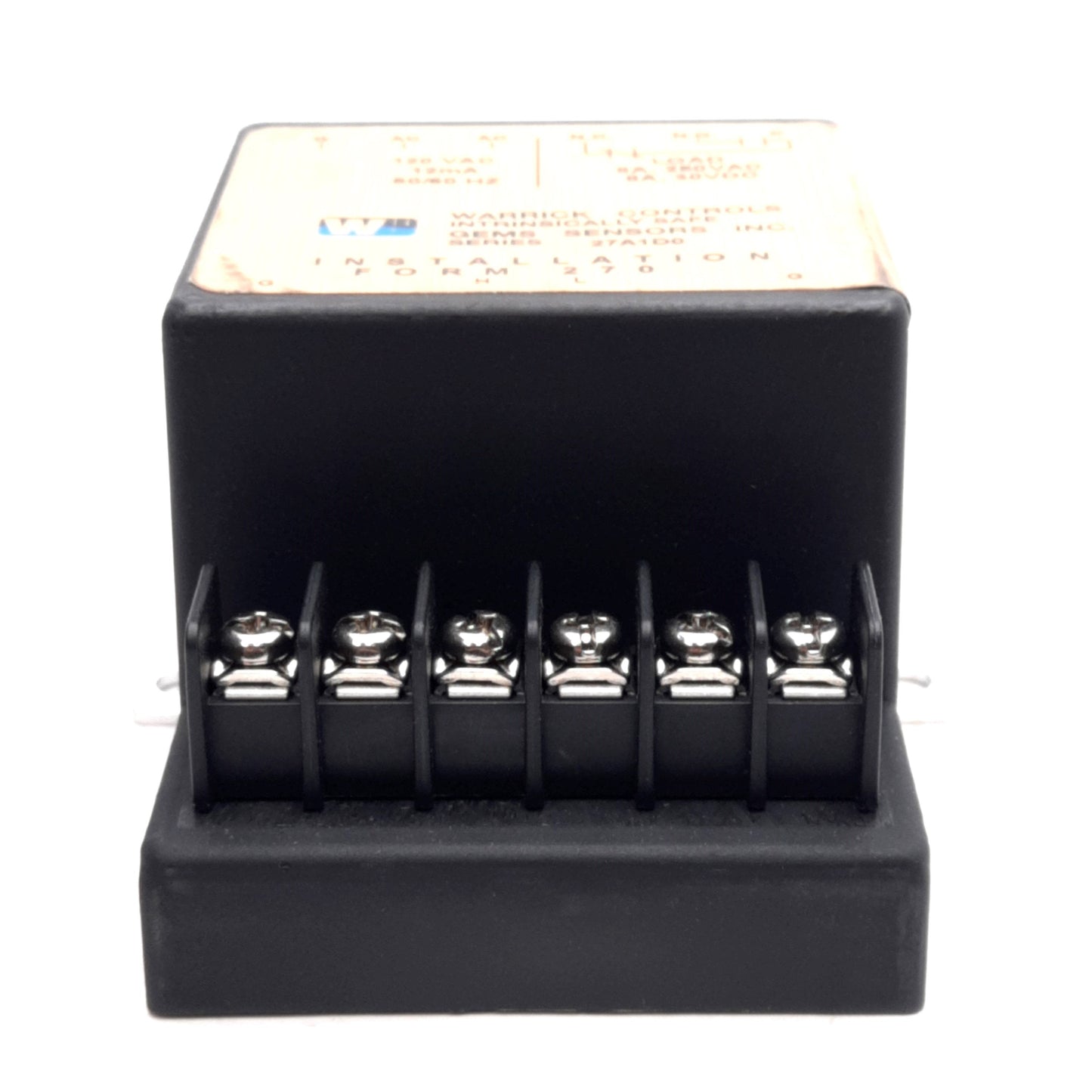 New Warrick 27A1D0 Solid State Relay, SPDT 1NO+1NC, 120VAC Supply, 8A Resistive