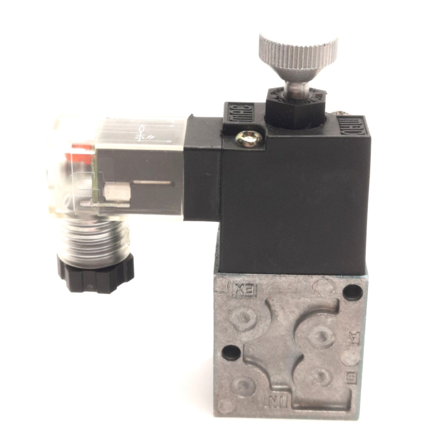 Used Mac Valves 45A-AA1-DDAJ-3KD Solenoid Valve 4/2 Way, Vac-120Psi, 24VDC Coil