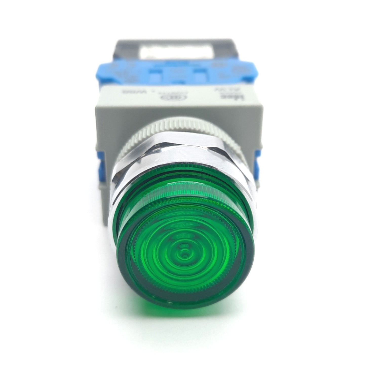 Used Idec ALW212620-G-6V Illuminated Momentary Pushbutton, 2NO, Green LED, Extended
