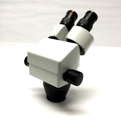 Used AmScope SM-1 Binocular Stereo Microscope Head 7-45x Zoom, Ø76mm
