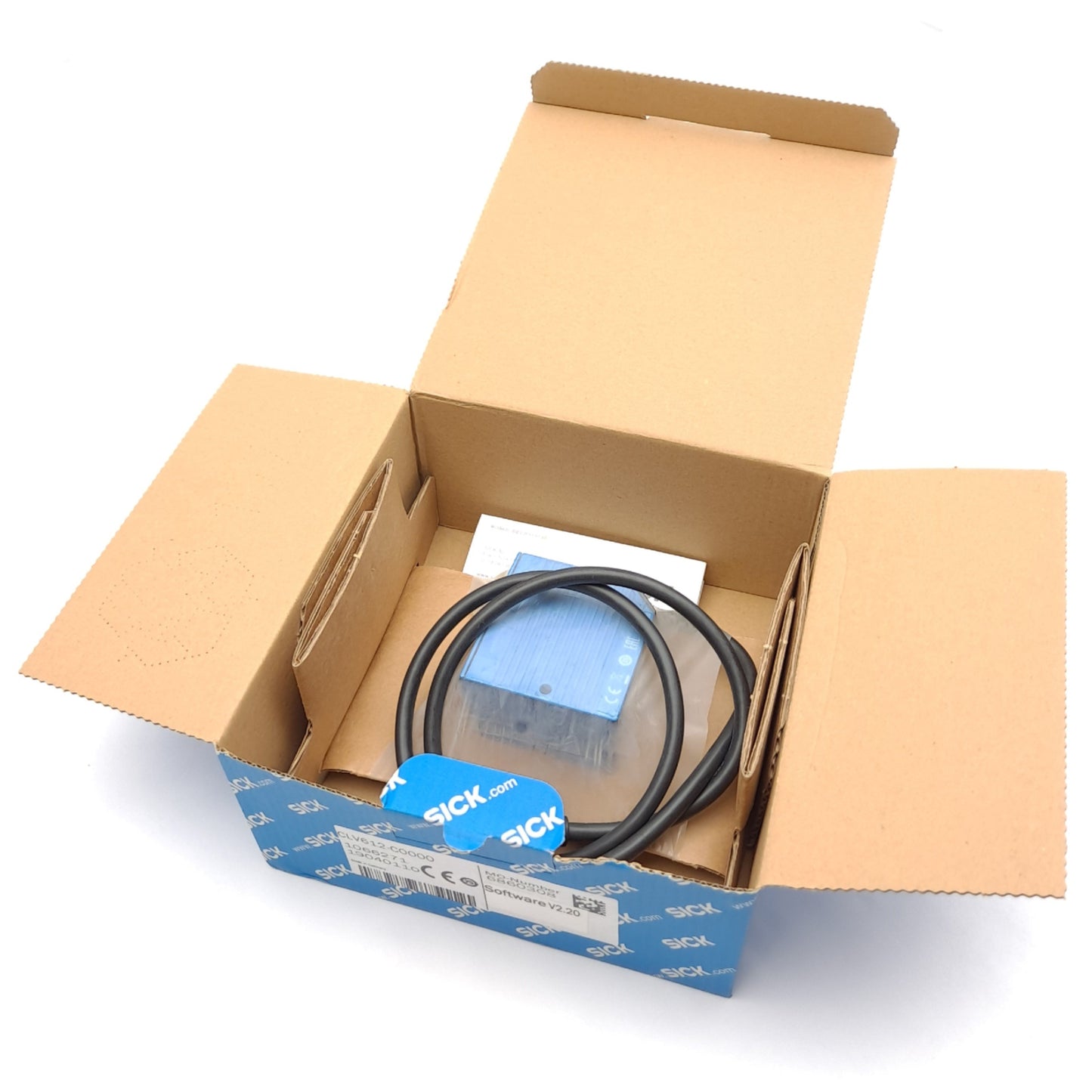 New SICK CLV612-C000 1066271 Fixed Mount Barcode Scanner, 43-93mm Reading Distance