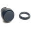 New Lot of 2 Allen-Bradley 800FP-E2 22.5mm Extended Push Buttons Black, Momentary