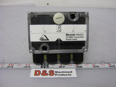 Used Baumer Electric 56A4016 ASIA Sensor Interface Module 4In/200mA *Missing Parts*