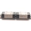 Used Misumi SSEB8 Linear Guide Rail W/ 2x Linear Blocks, 100mm Rail, M2x2.5