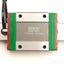 Used Hiwin MGN15CH Linear Guide Rail W/ Two Carriages, 200mm Rail, 4.61kN Load