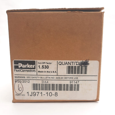 New – Open box Parker 1J971-10-8 Female Seal-Lok Hydraulic Hose Fitting 5/8" NPT