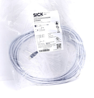 New SICK YF8U14-050VA3XLEAX Sensor Actuator Cable Connecting Cable 4 Pin Female M8