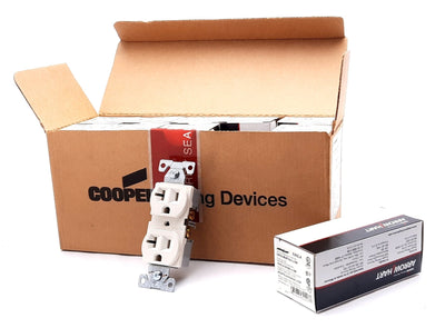 New Lot of 10 Arrow Hart 5362LA Duplex Receptacle 125VAC, 20A, 2 Pole, 3 Wire