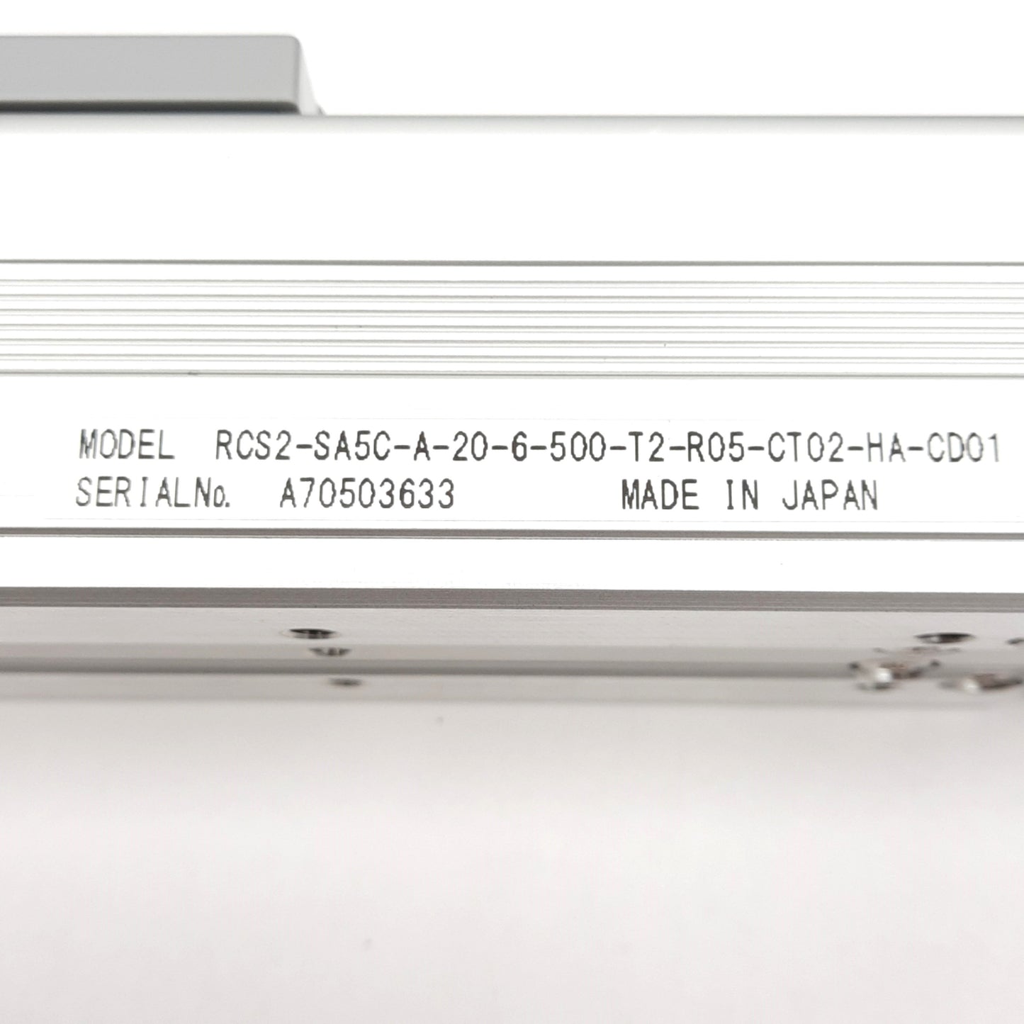 New IAI RCS2-SA5C-A-20-6-500 Robo Cylinder Linear Actuator, 6mm Lead, 500mm Stroke
