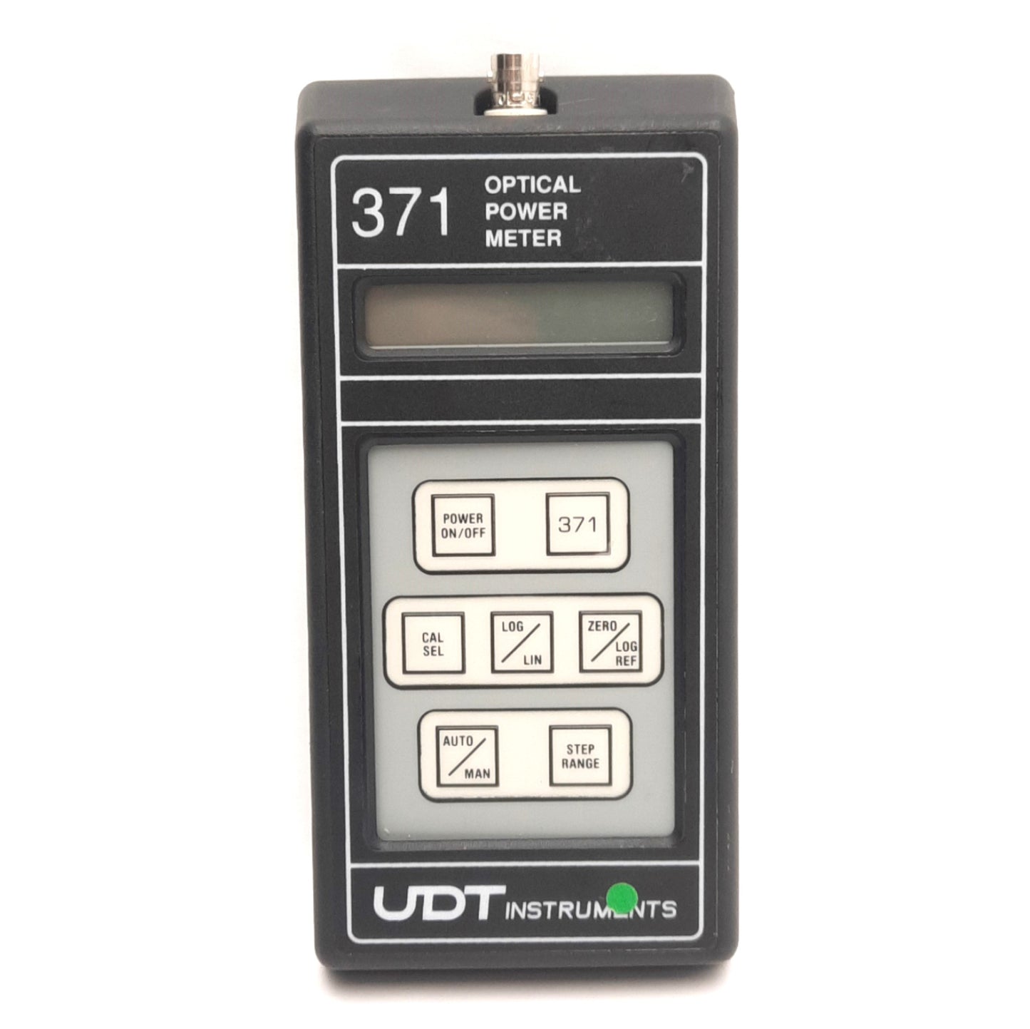 Used UDT Instruments Model 371 Optical Power Meter, BNC Input 2.5mA Max, 7VDC Supply
