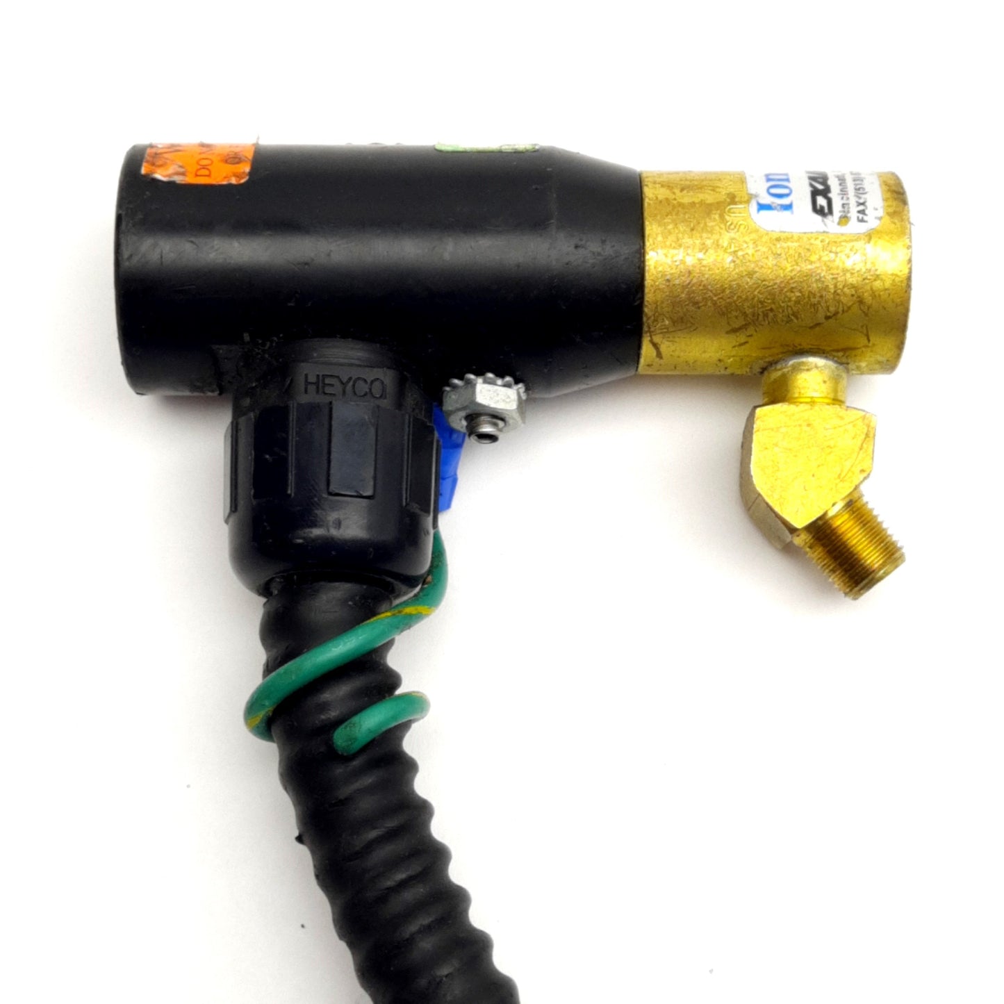 Used Exair 7193 Ion Air Gun & Power Supply 115VAC 100PSIG 24SCFM 10ft Shielded Cable
