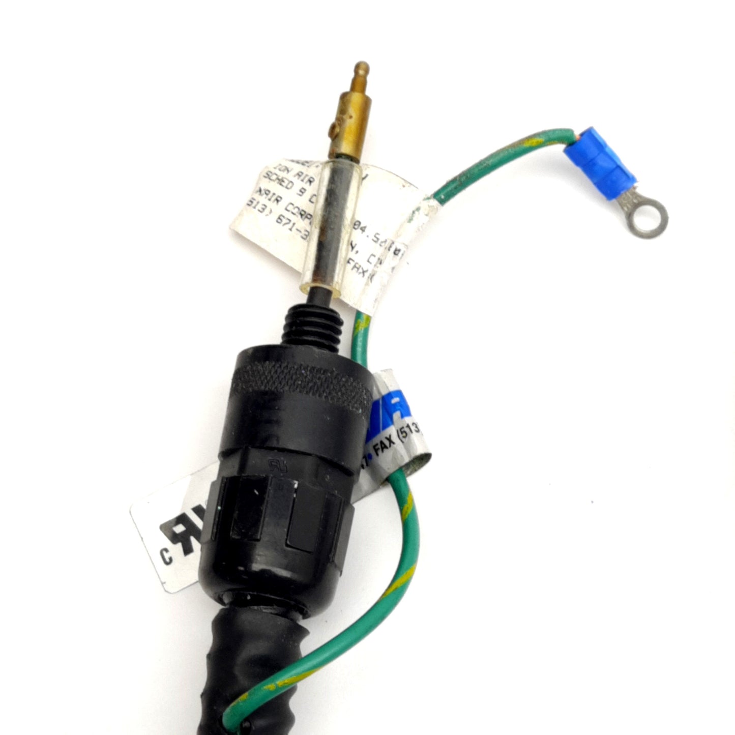 Used Exair 7193 Ion Air Gun & Power Supply 115VAC 100PSIG 24SCFM 10ft Shielded Cable