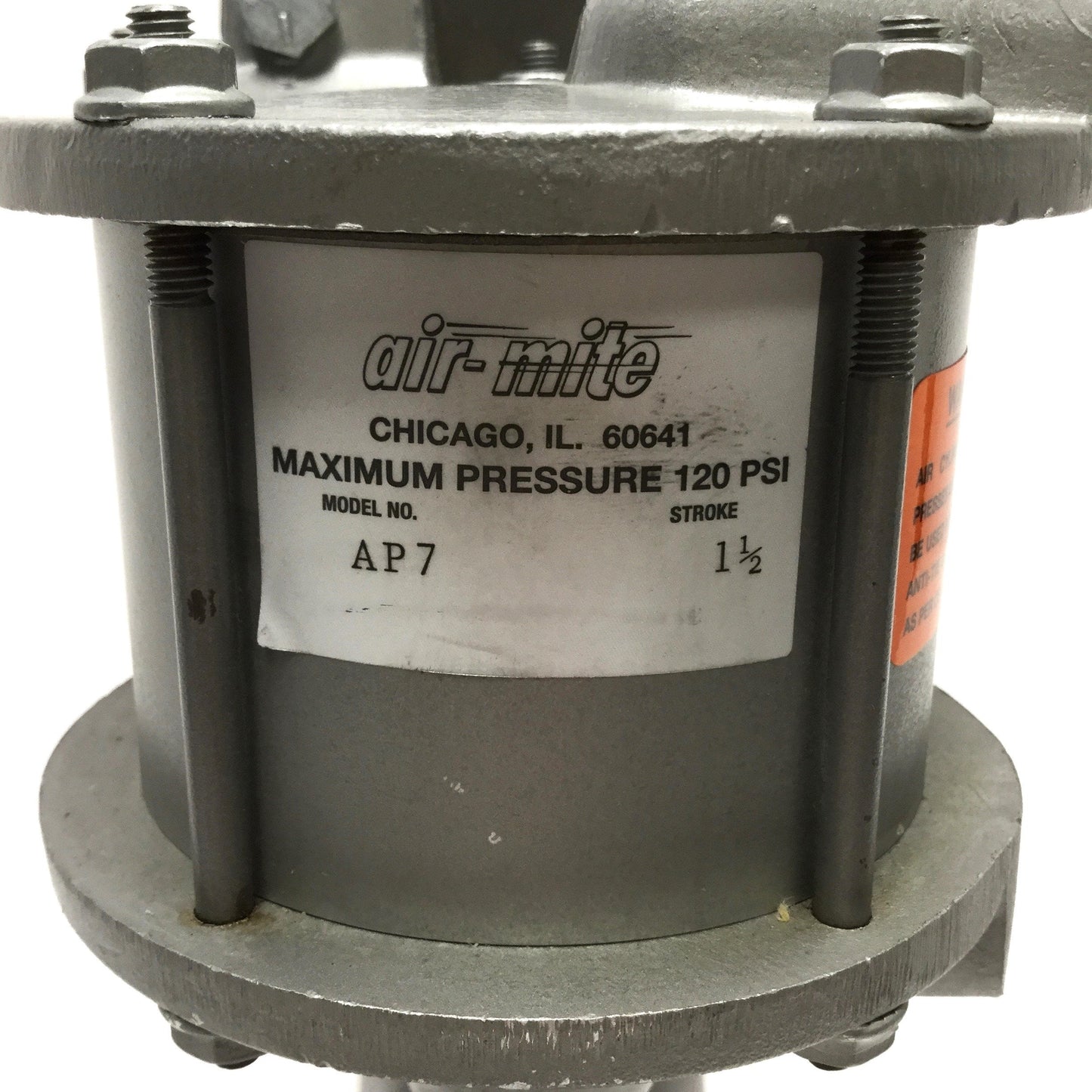 Used Air-Mite AP7 Bench Top Pneumatic Air Arbor Press, 1-1/2" Stroke, Single-Acting