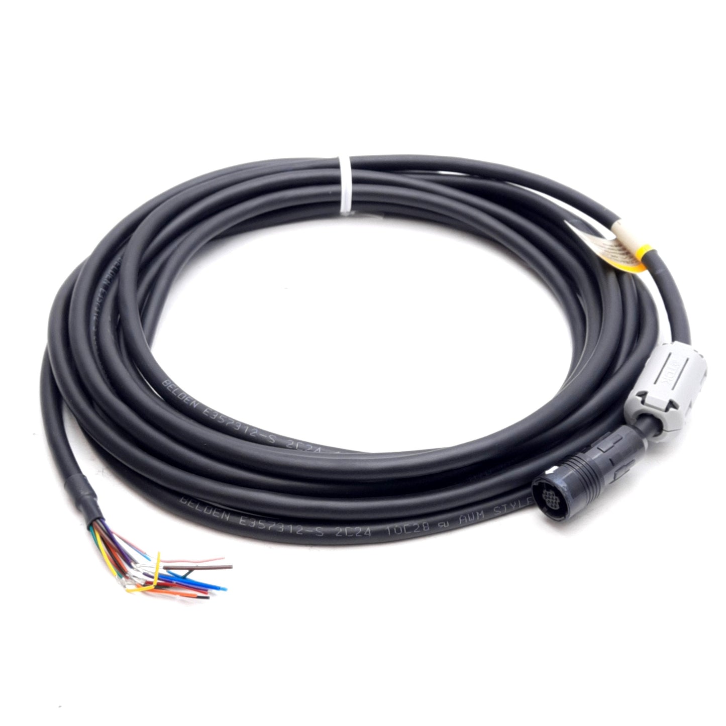 New Omron FQ-WD005 I/O Cable For FQ Vision Sensor, 12-Pin to Flying Leads, 5m Long