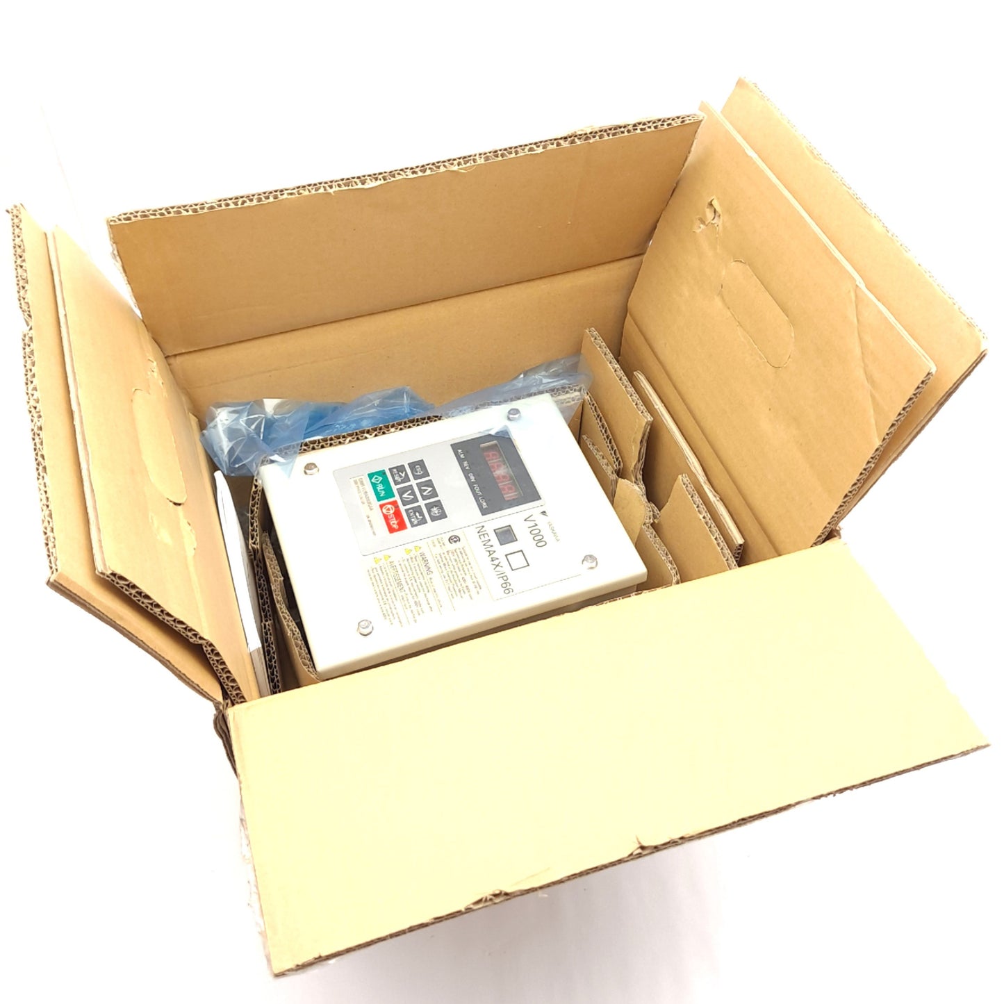 New Yaskawa CIMR-VUBA0003GAA AC Drive, 240VAC 1-Phase, 3.3A, 3/4HP, NEMA 4X