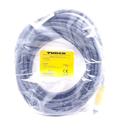 New Turck BSMV 19-995-10 Single Ended Mating Cable Cordset 30VAC/VDC 3A 19 Pin M16