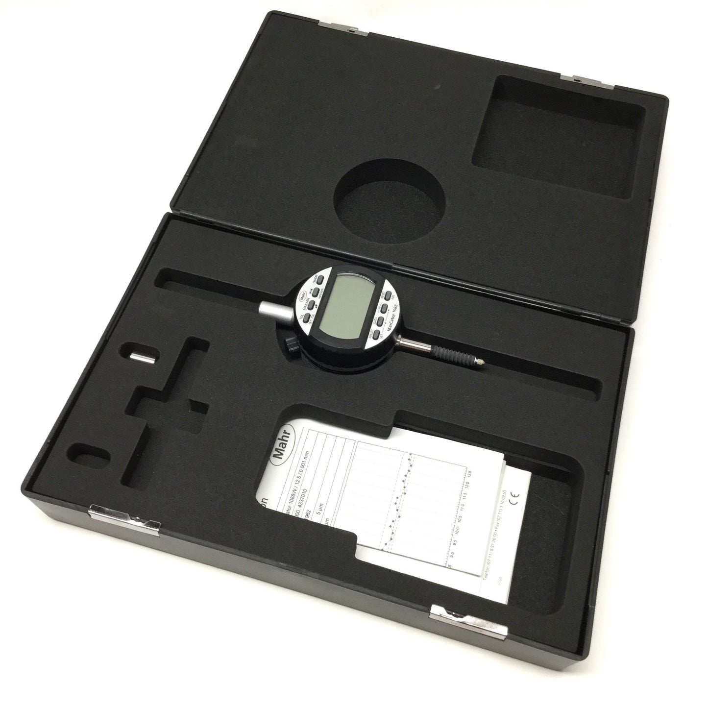 Used Mahr 1088W MarCator Digital Indicator Gauge w/Analog Display 12.5mm x 0.001mm