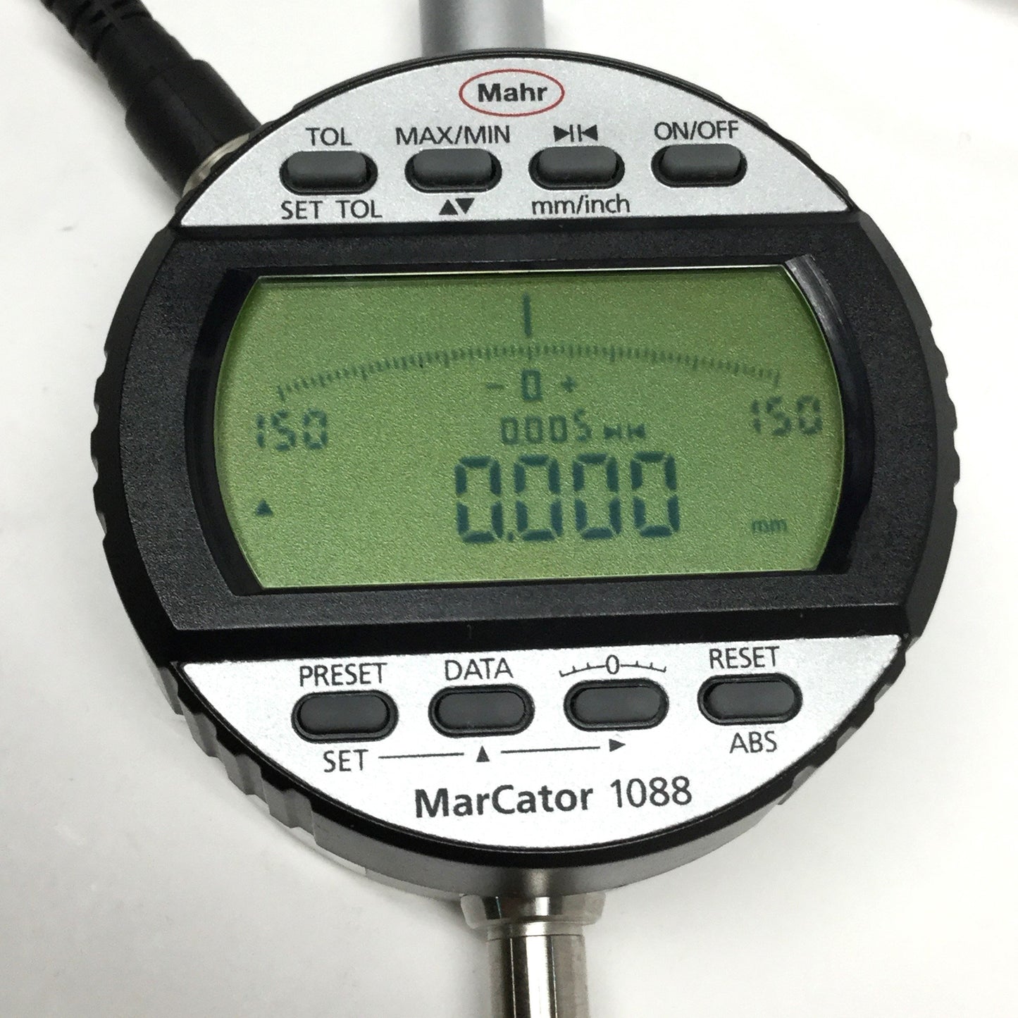 Used Mahr 1088W MarCator Digital Indicator Gauge w/Analog Display 12.5mm x 0.001mm