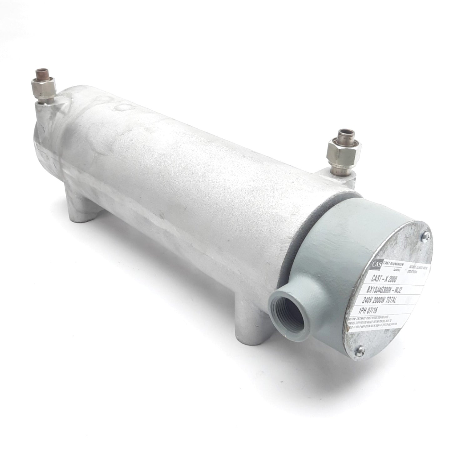 Used CAS BX13J4G300K-WJ2 CAST-X2000 Circulation Heater 2000W 240V AC 1-PH 8.3A, T/C:J