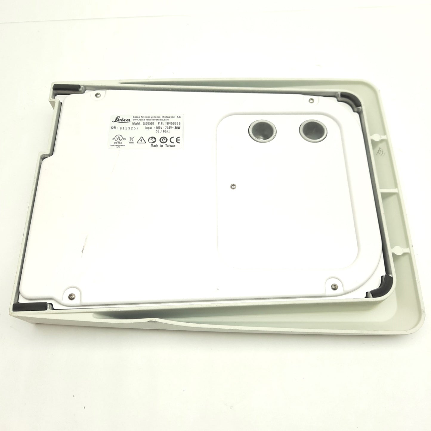 Used Leica LED2500 Trasmitted/Incident Light Base 120VAC *Light Base ONLY*
