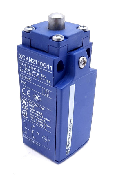 New Lot of 2 Telemecanique XCKN2110G11 Limit Switch N.O./N.C. DPST 3A 240VAC 250VDC