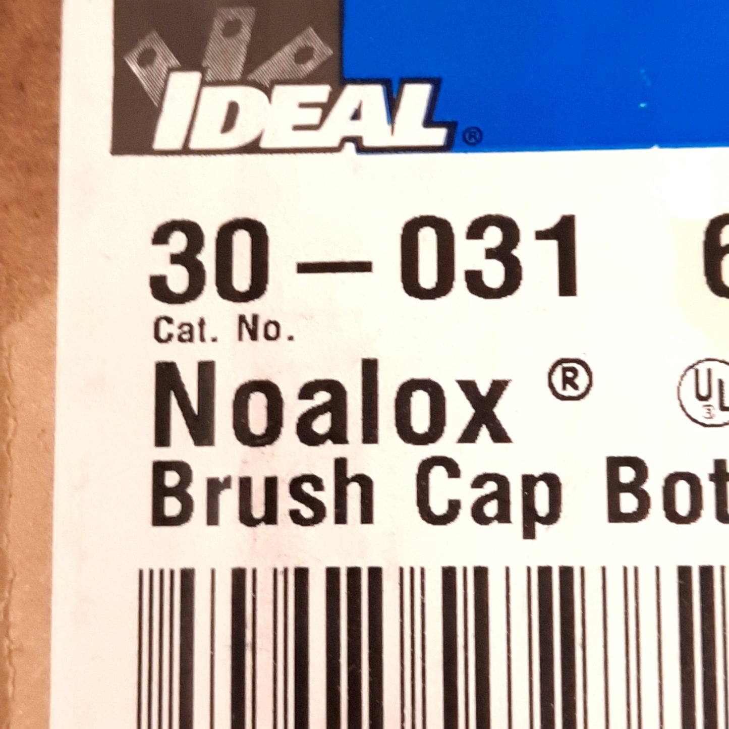 New Ideal 30-031 NOALOX Anti-Oxidant Joint Compound, 8oz, Brush Cap, 600V Rating