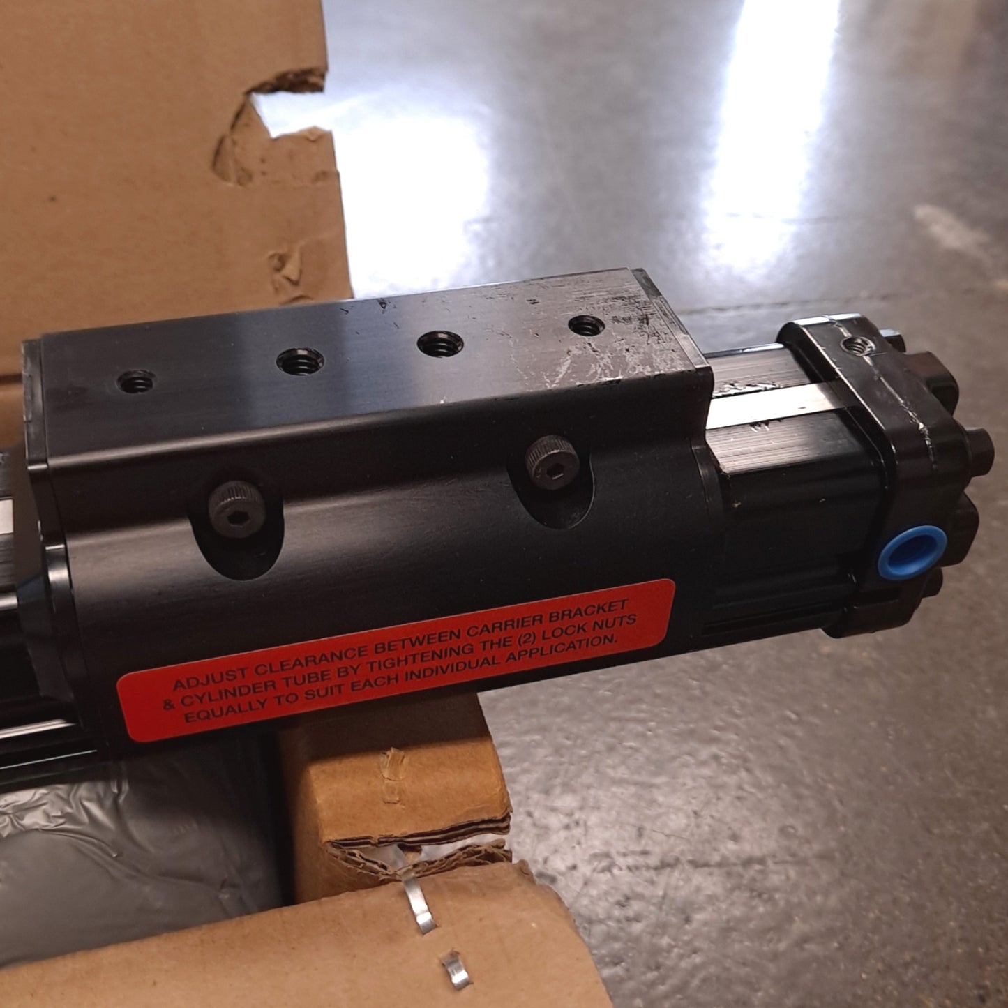 New Tolomatic BC212-SK32.000 Pneumatic Band Cylinder, ø1.25in Bore, 32in Stroke