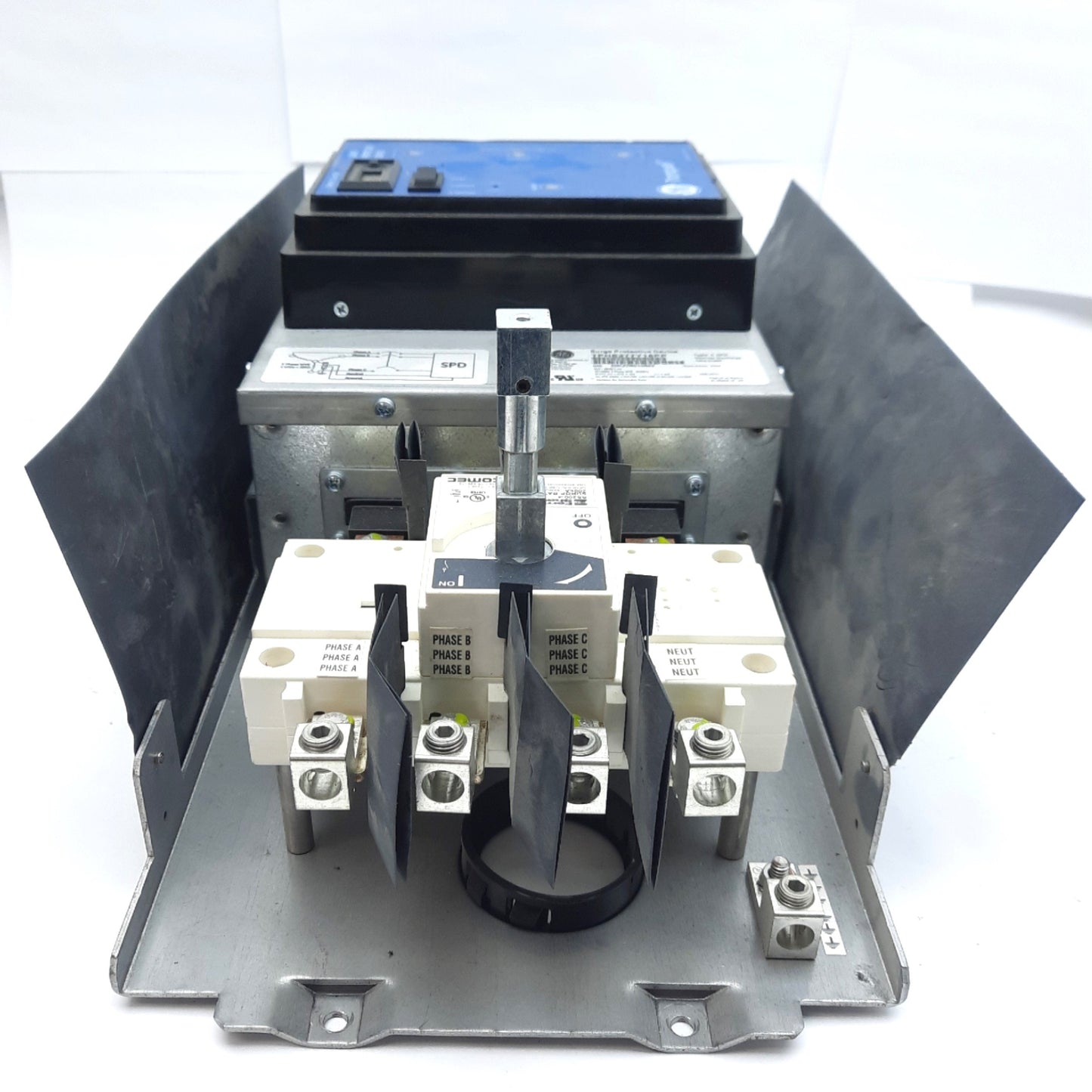 Used General Electric TPHE277Y15PP Surge Protector, 277Y/480VAC 3-PH 4-W, 150kA Max