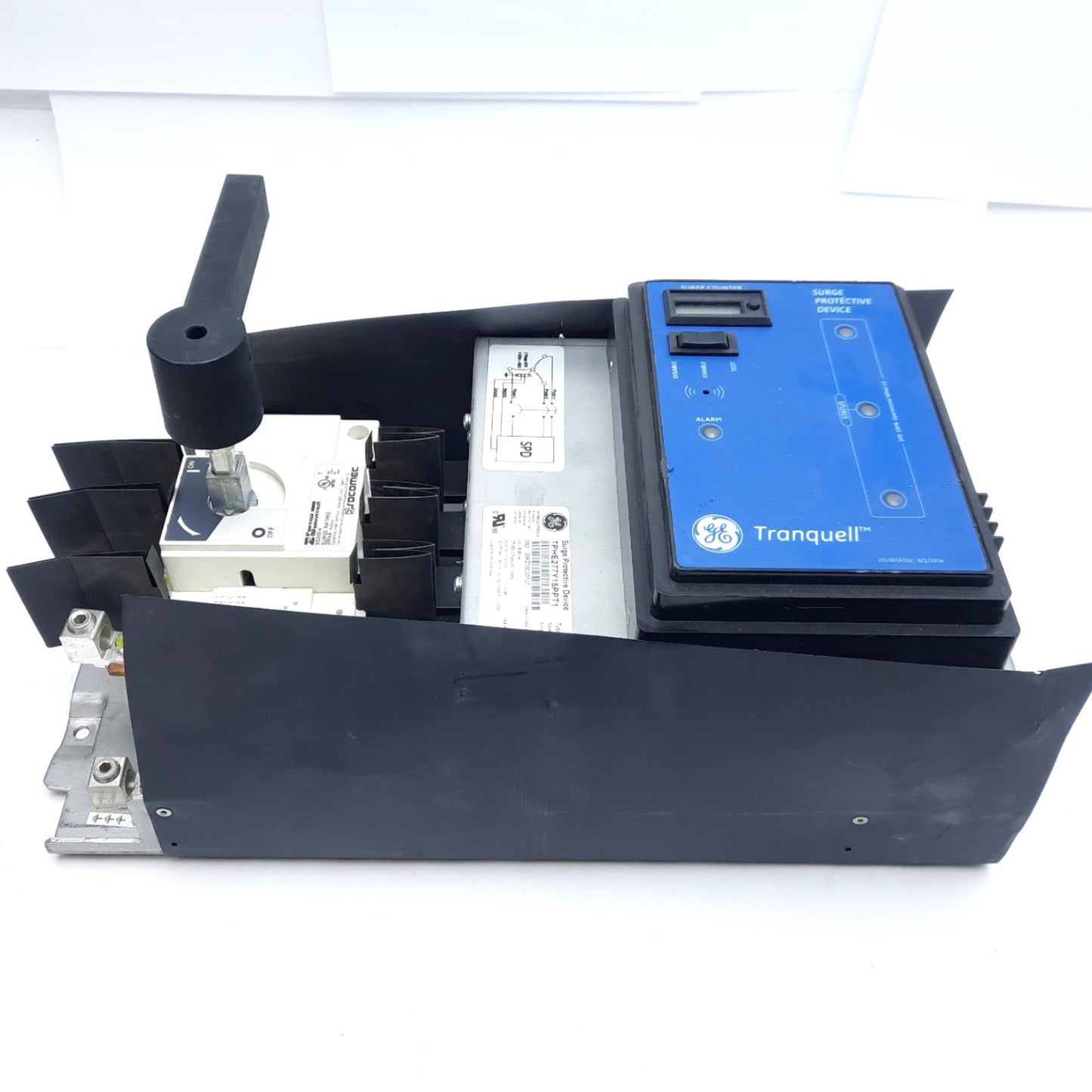 Used General Electric TPHE277Y15PPT1 Surge Protector 277Y/480VAC 3-PH 4-W, 150kA Max
