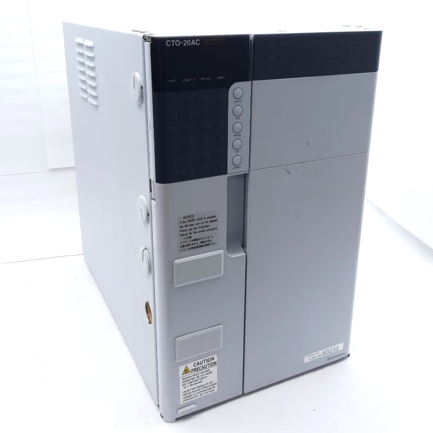 Used Shimadzu CTO-20AC Column Oven 4°C to 85°C, 0.1°C Resolution, Ten 25cm Columns