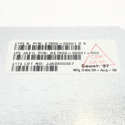 Used Agilent E7900-00001 AE7900-00001-002 N2X Filler Panel Accessory