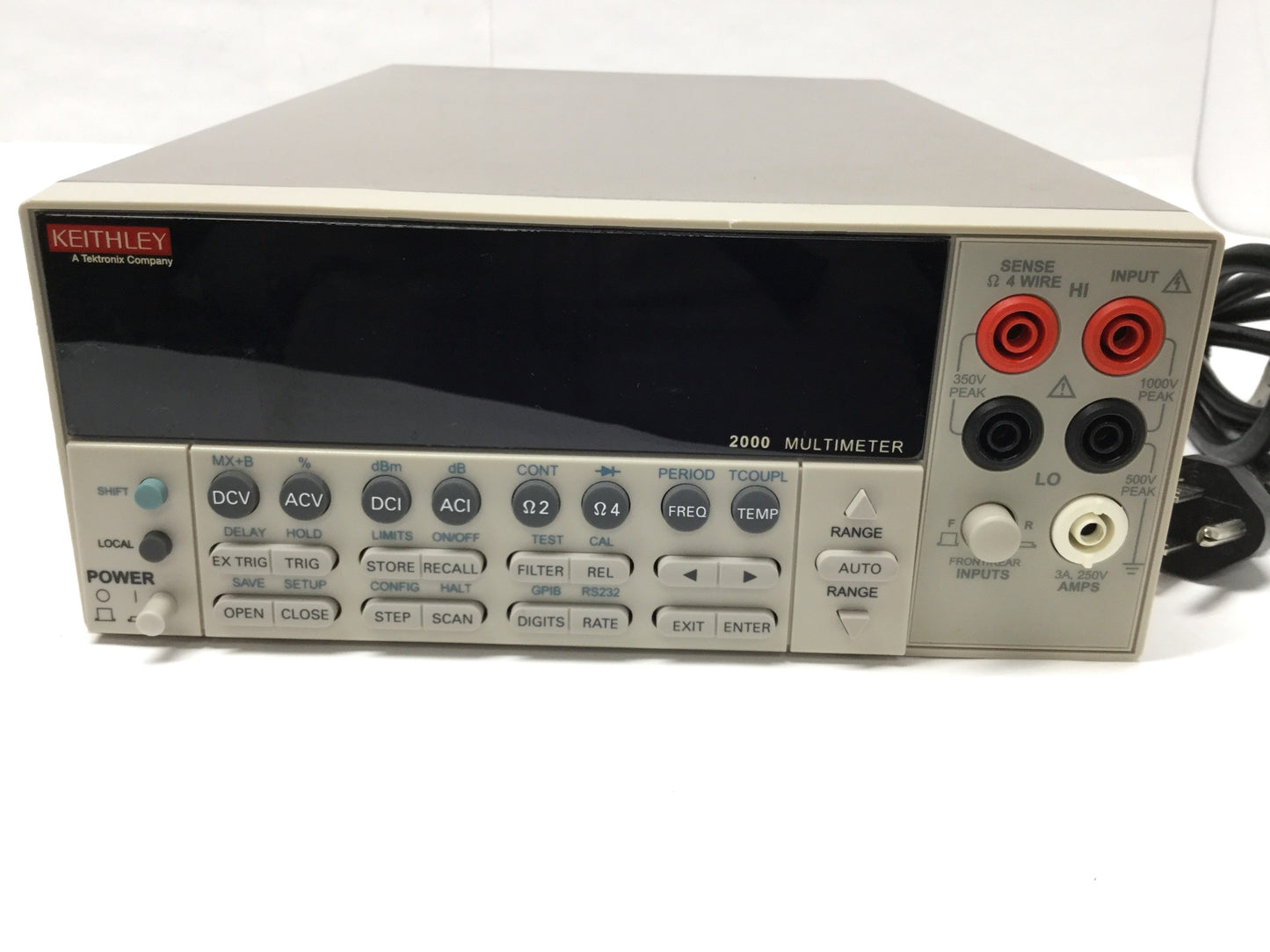 Used Keithley 2000 6.5-Digit Digital Benchtop Multimeter DMM, IEEE-488 GPIB RS-232