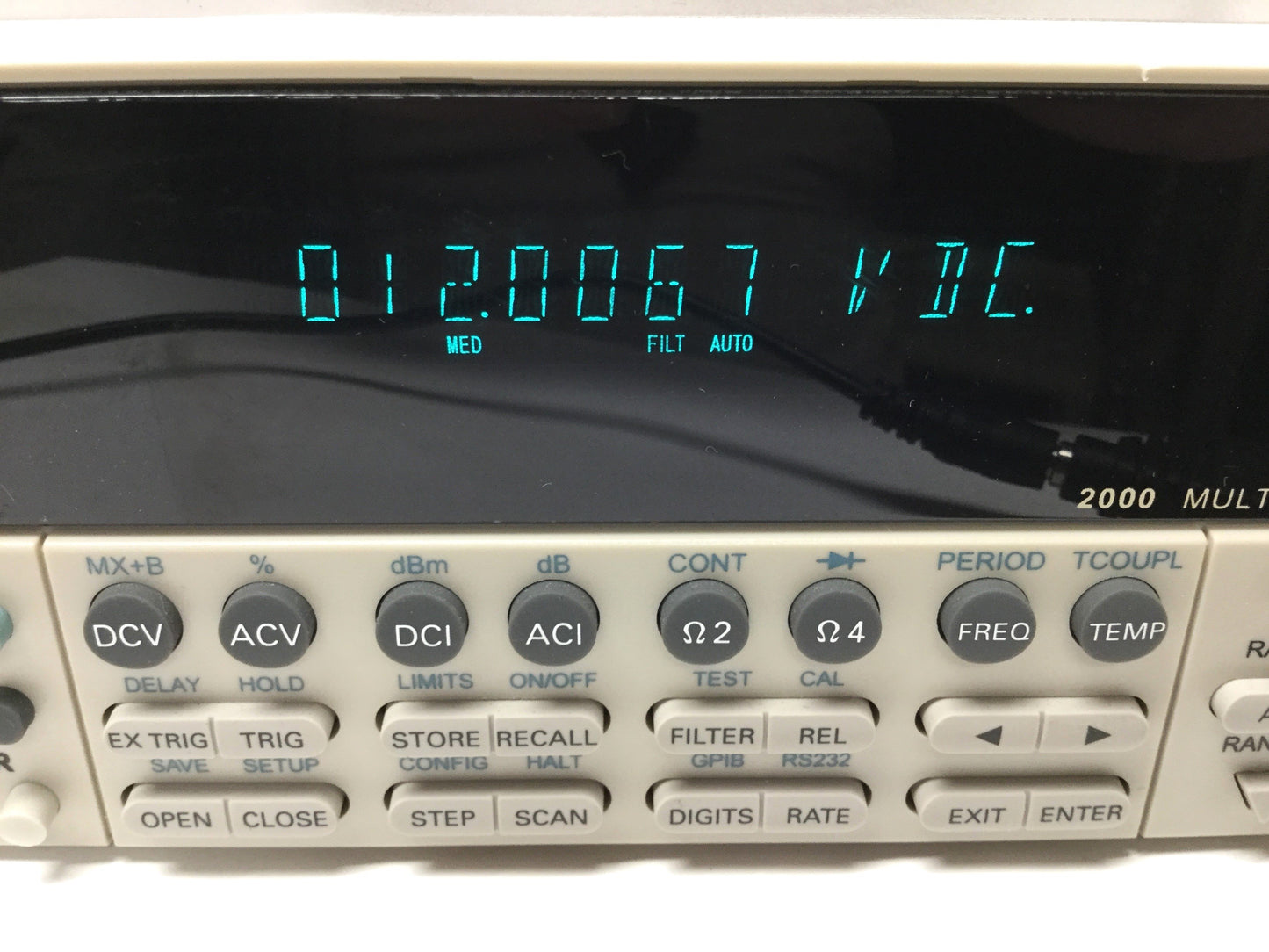 Used Keithley 2000 6.5-Digit Digital Benchtop Multimeter DMM, IEEE-488 GPIB RS-232
